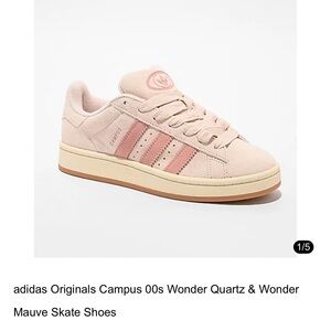 adidas Women's Campus 00s Sneakers - Soft Pink and Beige